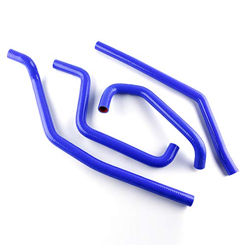 LUXERAD Kit de tuyau de refroidissement en silicone pour radiateur Polaris Ranger RZR800 RZR 800 2008 2009 2010 2011 (bleu)