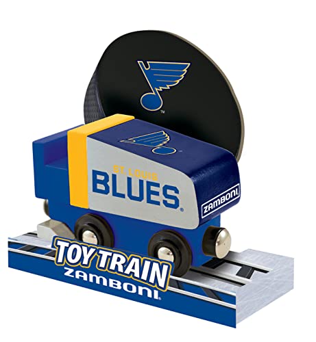 Image of MasterPieces Wood Zamboni - NHL St. Louis Blues - Officially Licensed Toddler & Kids Toy