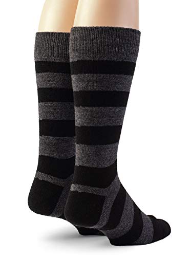 Image of WARRIOR ALPACA SOCKS - Fresh Classic Rugby Stripe - Alpaca Wool Dress Socks