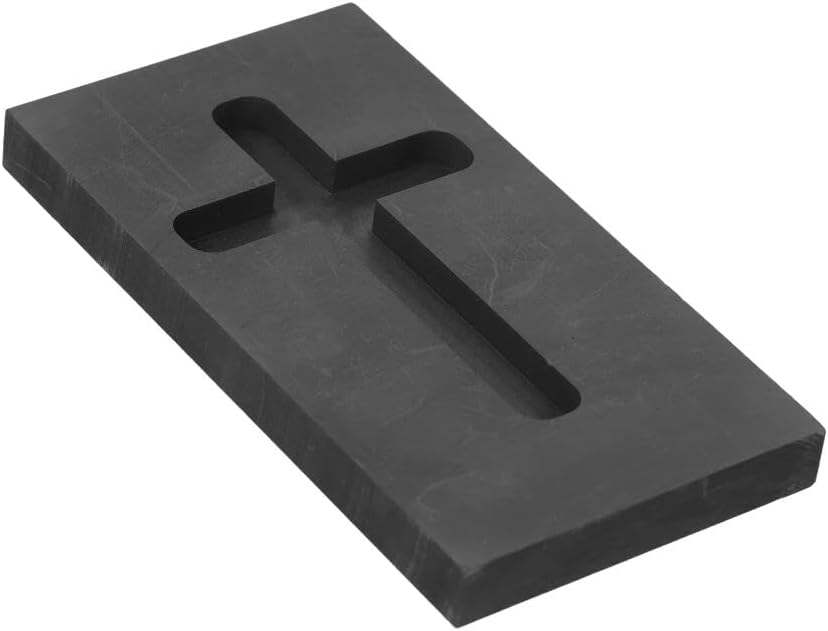 EatingBiting 3pcs Heart Star Cross Graphite Casting Ingot Mold Metal Refining Scrap Melting Casting Refining Scrap Ingot for Jeweler Tools