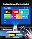 Magcubic Beamer, HY310 Mini Beamer 4K Unterstützung 1080P Autofokus Projektor, Auto Trapezkorrektur Android Heimkino Smart Beamer mit WiFi6 BT5.4, 180°Dreh Tragbarer Projektor, 2025 Neu Videoprojektor