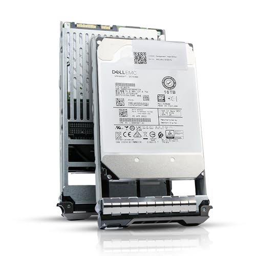 Dell 16TB 7.2K RPM SAS 12Gb/s 512e 3.5in Enterprise PowerEdge Hard Drive for R730 R720 R710 R520 R530 R630 R430 T630 T710 R220 R720XD R510 R530XD R730XD 0HNHWC G13
