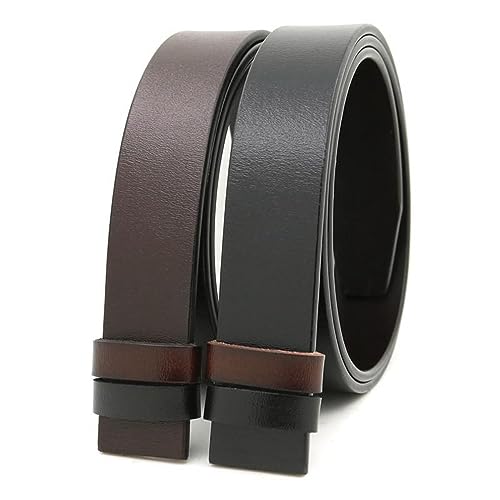 Classic Belt,Men's 3.3 cm Leather Universal Belt Casual Jeans Dress Pants Belt(120 Eine Farbe)