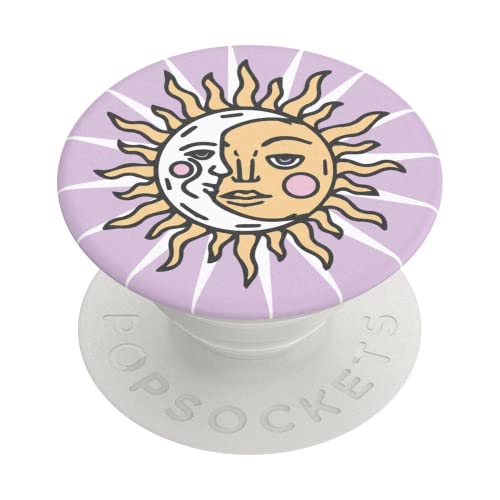 Image of PopSockets Phone Grip with Expanding Kickstand, Moon & Sun - Celestial
