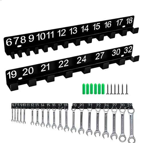 xyuayamz 2 Pièces Porte Outils Mural, Support Mural Pour Pinces, Support Tournevis avec Code Numérique, Rangement Outils Murale pour Garages, Ateliers et...