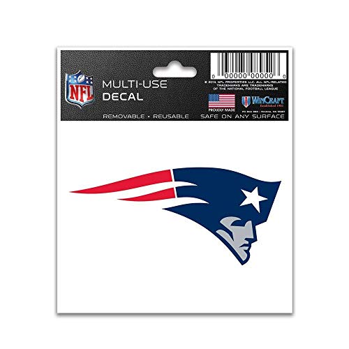 Adesivo Multi-uso 8x10 Nfl New England Patriots