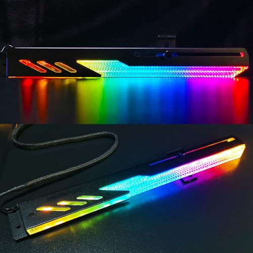Soporte para GPU con iluminación ARGB ajustable miniatura 7