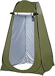 Pop Up Privacy Tent – Instant Portable Outdoor Shower Tent, Camp Toilet, Changing Room, Rain Shelter with Window – for Camping and Beach – Easy Set Up, Foldable with Carry Bag