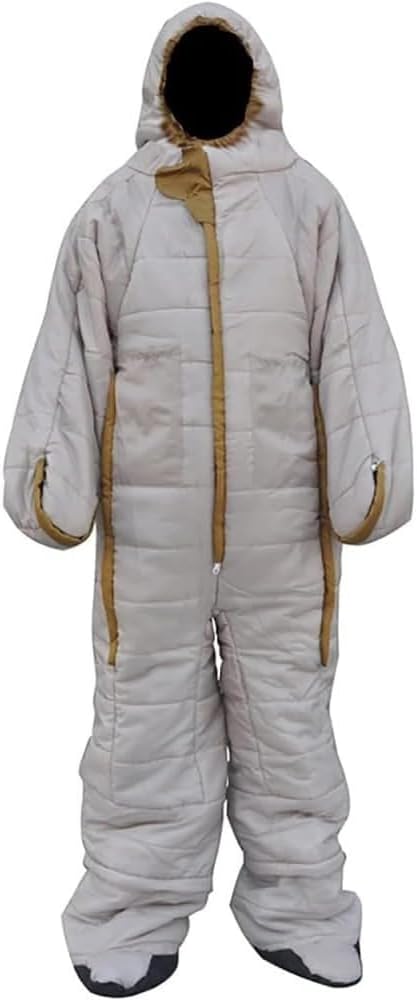 「FLYKING」着たまま動きまわることの出来るあったか寝袋 病院の付き添い、動ける 歩ける 人型 男女兼用 夜間監視、防災グッズ