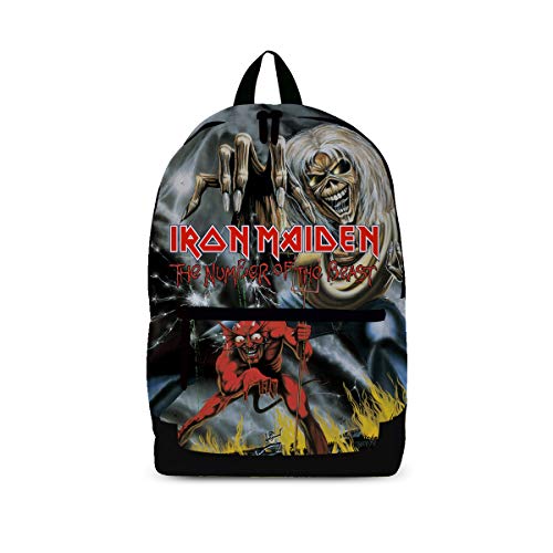 Sac à dos Iron Maiden Rocksax noir de 43cm pour les fans de rock