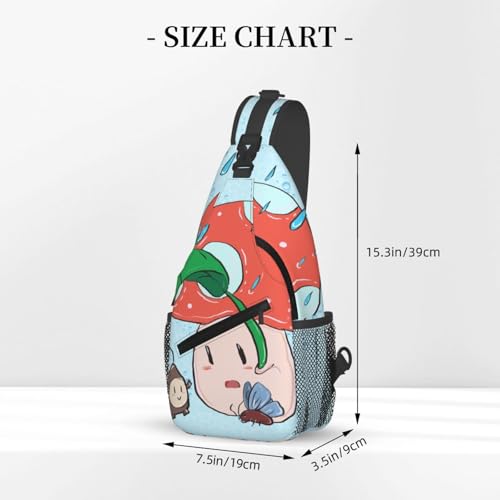 Mochila Unisex con Estampado de Girasol y Setas miniatura 3