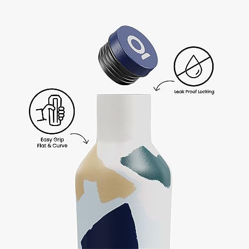 Image of Insulated Canvas Bottle, 500ML Stainless Steel 304 Thermosteel Hot and Cold Water Bottle for Kids, Sports, Gym, and Travel