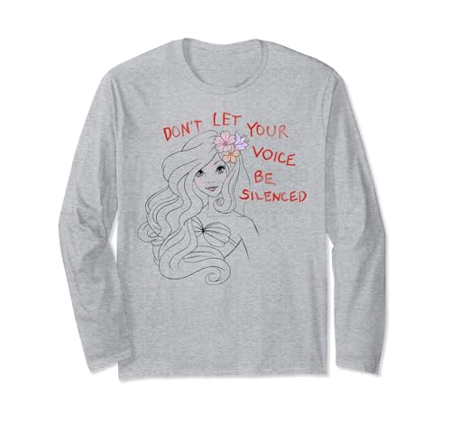 T-shirt Little Mermaid Disney manches longues pour éviter le froid