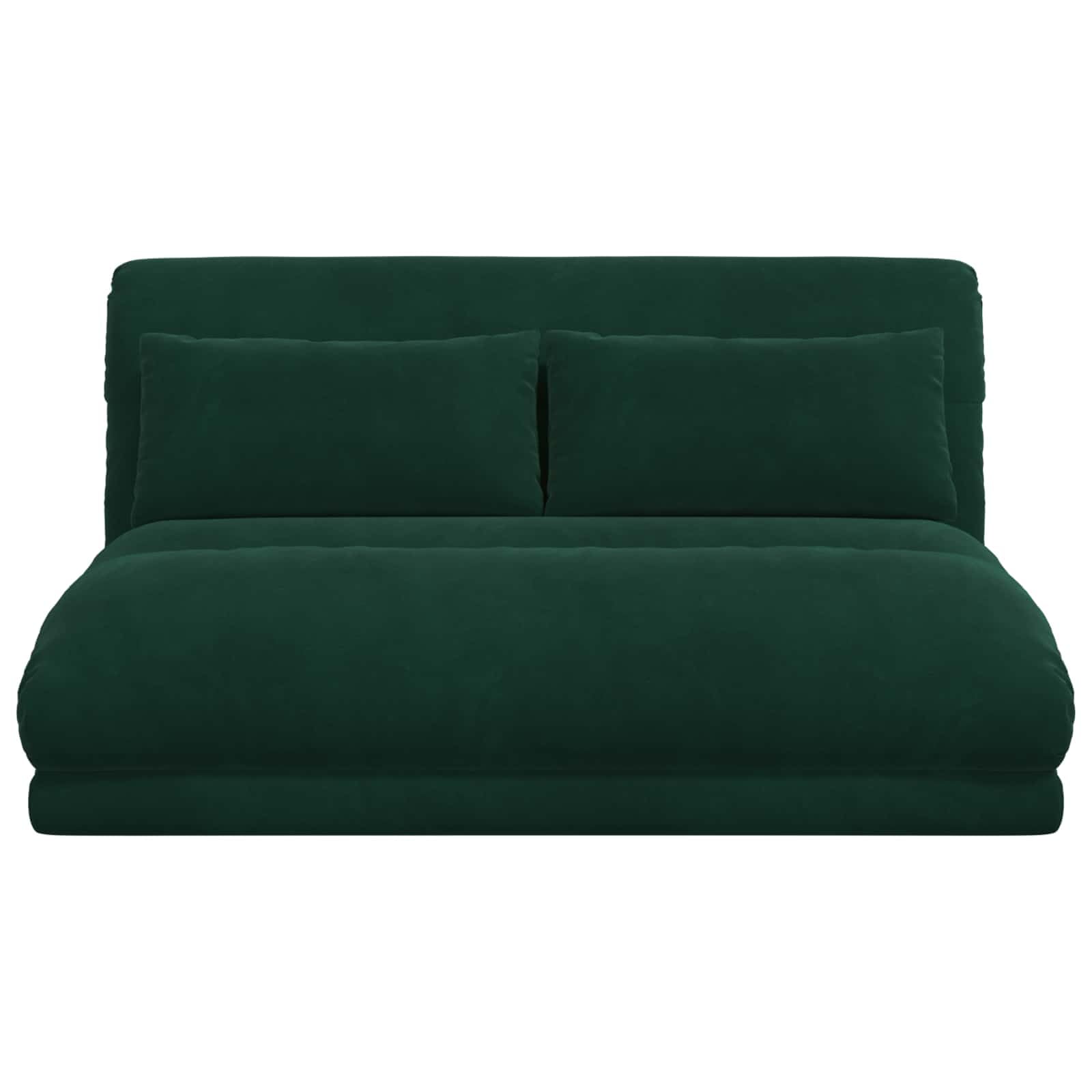 Krzesło podłogowe, ciemnozielone, aksamitne, z regulowanym oparciem, 110 x 82 x 55 cm, składane, wyściełane, ergonomiczne, do salonu, biura, jogi, medytacji, czytania