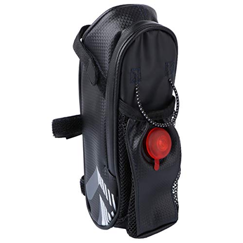 BESPORTBLE Bolsa de Selim de Bicicleta Com Suporte para Garrafa de Ãgua E Luz Traseira para Biciclet