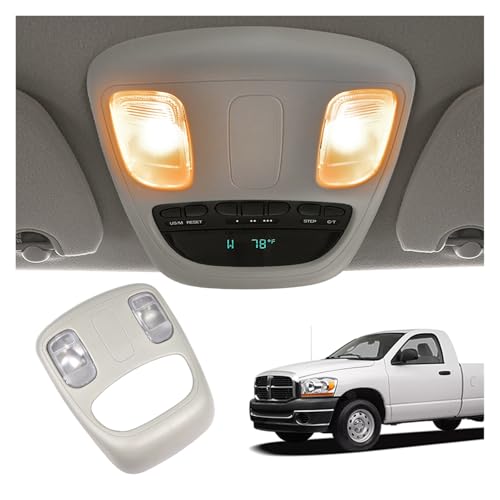 Plafonnier pour Dodge Ram 2002-2010 avec lampe de lecture de carte console - 2