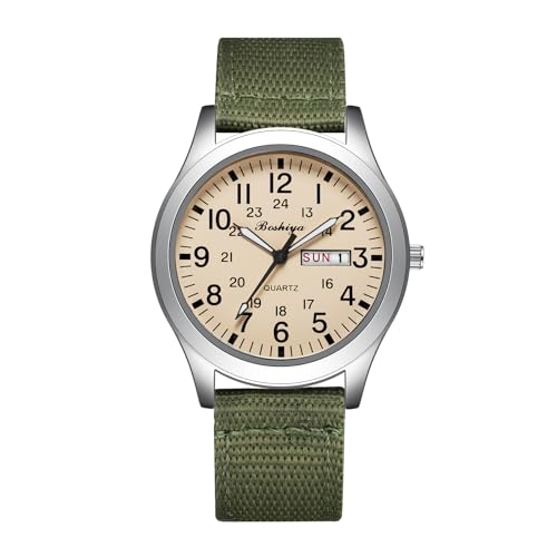 JUNENTER �����Y �~���^���[ �^�N�e�B�J�� �t�B�[���h�E�H�b�` �A�E�g�h�A �X�|�[�c/���[�N�E�H�b�` �h�� �A�i���O �N�H�[�c�E�H�b�` �~�j�}���X�g �y�� �i�C�����E�H�b�` - ���{�����[�u�����g/40mm �h��/���t�\��