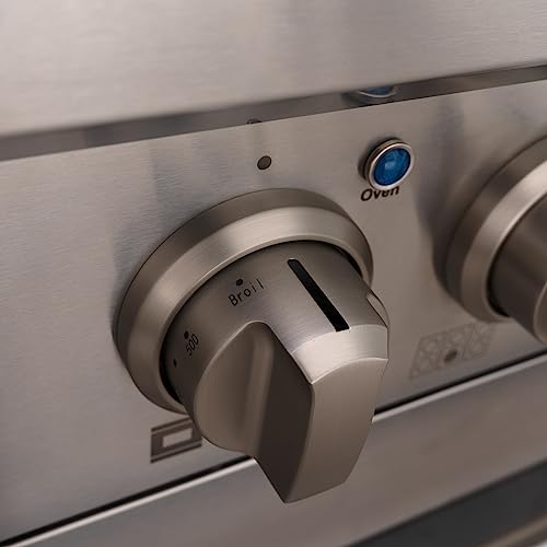 Akicon 36 Inch Freestanding Gas Range Gas Oven Stove with 6 Sealed