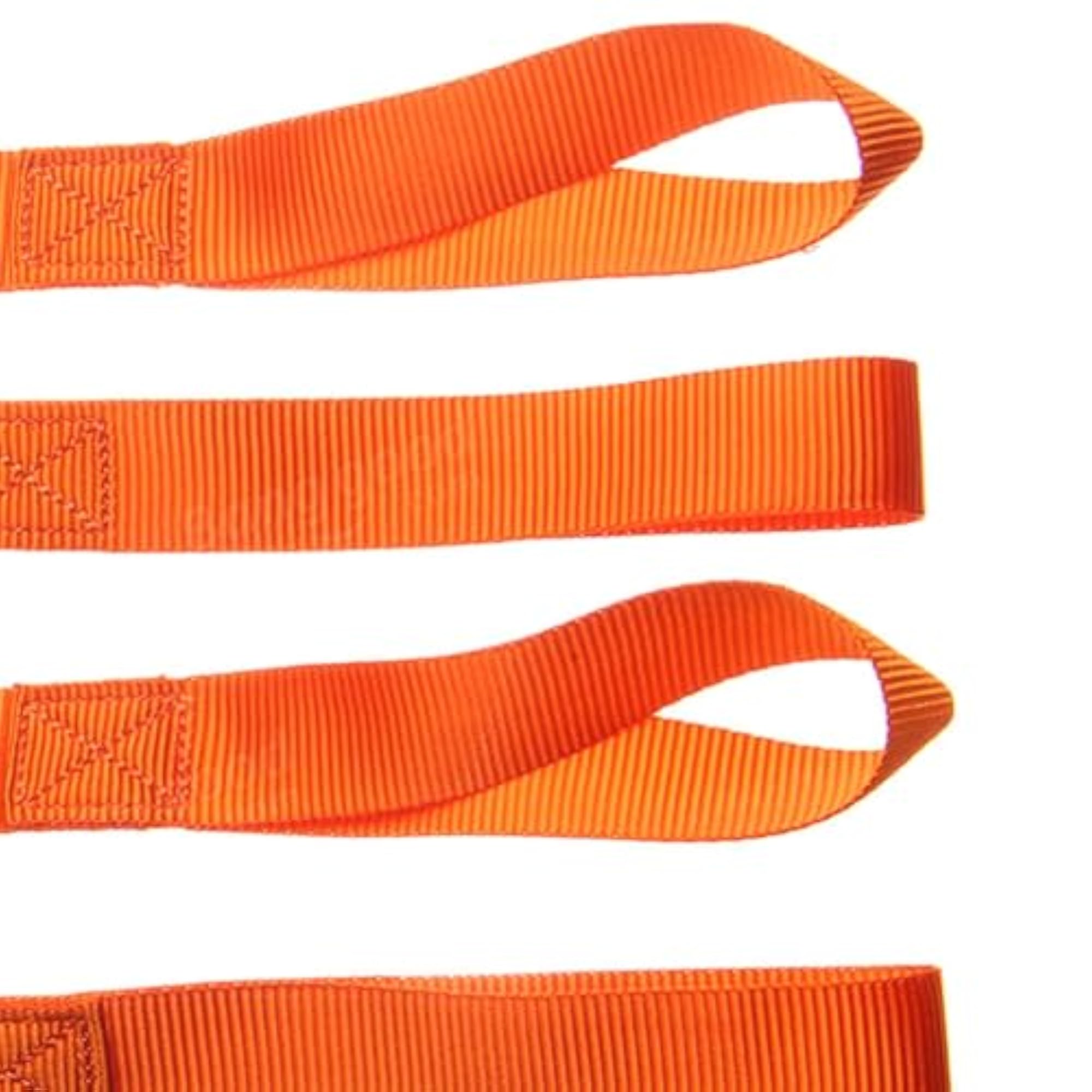 5Pcs Soft Loops High Strength Tie Down Loops Nylon Heavy Duty Orange