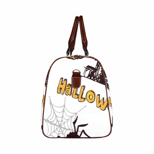 Overnight Bags For Women Travel Halloween Pattern Sport Duffel Bag, Waterproof Travel Weekender Overnight Carry On Bag For Yoga(Type-1,18.62"x 8.5"x 9.65")3