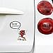BLKUOPAR 5.1 '' Baby on Board Deadpool Autoadesivo Impermeabile Segno Vinile Paraurti Decalcomanie per Auto Finestra Corpo Parabrezza Decorazione