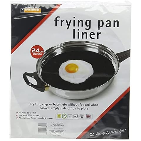 Toastabags Frying pan Liner 24 cm, Acrylic, Black Cover