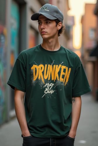 DRUNKEN Gray Unisex Adjustable Cap GREY(48) - Image 6