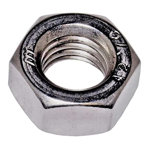 100 Stück Edelstahl A2 Sechskantmuttern DIN 934 (M 8) Cover