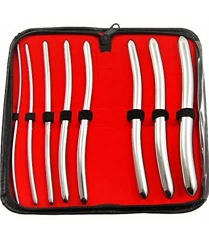 Utérine dilatateurs Hegar pour simplifier la dilatation cervicale progressive lot de 8 pcs