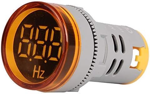 Teper RAHzY Metar 102 Digital SMD Display Hz Meter,Big Digit Electricity Frequency Meter Measuring Range 20-75Hz 22 mm Frequency Tester (Atom Yellow) Pack of 1