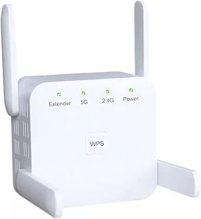 5G WiFi Extenders Signal Booster for Home Outdoor Repeater Long Range 1200mbps(6000sq.ft) with Ethernet Port Gaming 2.4 & 5Ghz Dual Band WiFi Booster to Extend Range of WiFi Internet Connection