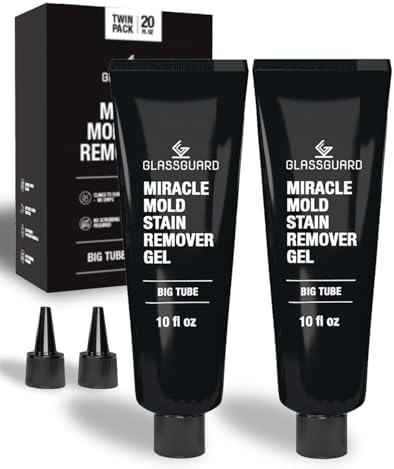 GlassGuard Miracle Mold Stain Remover Stain Gel Pack of 2 – Heavy...