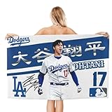 大谷翔平 バスタオル ビーチタオル 野球 速乾 大判 ハンドタオル吸水性 大判超吸収性 抗菌性 デオドラント 多機能バス 軽量 通気性 速乾性の旅行用バスタオル 家庭用バスタオル80x130cm