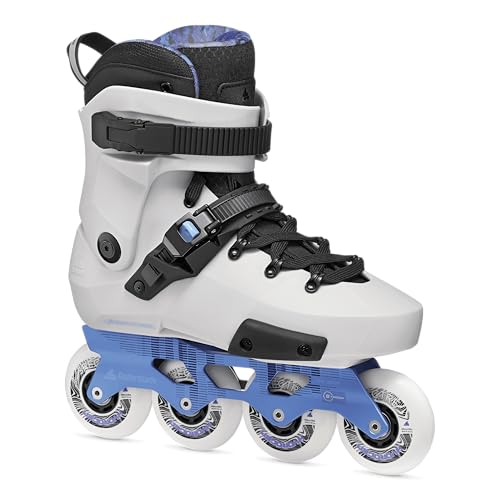 Rollerblade Twister XT Patins em linha urbano para adultos, cinza pérola/pervinca, patins em linha de desempenho