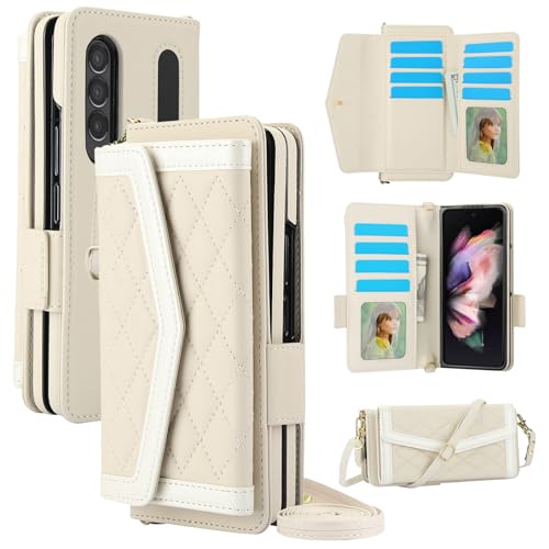 Coque Samsung Galaxy Z Fold 3 5G multifonction avec support de visionnage stable