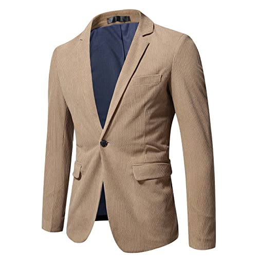 Blazer masculino outono inverno forrado com lã trabalho blazer li...
