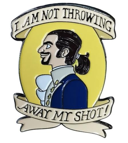 Broche émail Hamilton pour personnaliser vos vestes de théâtre