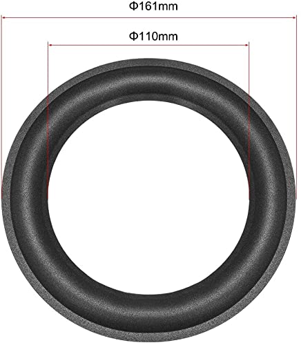 XYWHPGV 6.5 inches 6.5 inches Speaker Foam Edge Surround Rings Replacement Parts for Speaker Repair or DIY(70528 06b63 49cd1 14e5e 6825a 62194