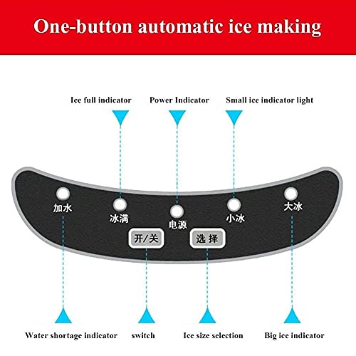 Ice Cube Maker Ice Maker Machine Counter Top Home, neues kompaktes Modell - Keine Installation erforderlich - 15 kg EIS… – Bild 7