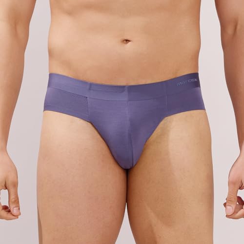 Image of Men's Ultra Soft Seamless Underwear M109 - Modal Spandex Comfort Brief, Quick Dry, Sweat Proof, Flexible Fit