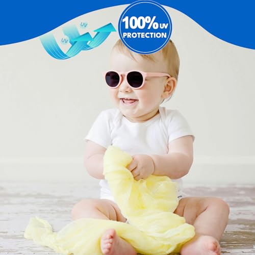 Image of 2-Pack Toddler Polarized Sunglasses UV400 with Strap