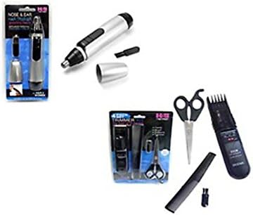 Set of 2 Trimmers - Nose Hair Trimmer and Beard Trimmers Kit for Men