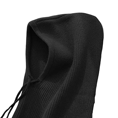 Cachecol de com capuz gorro gorro de gorro mais lenço de pescoço de balaclava chapéus de inverno uni