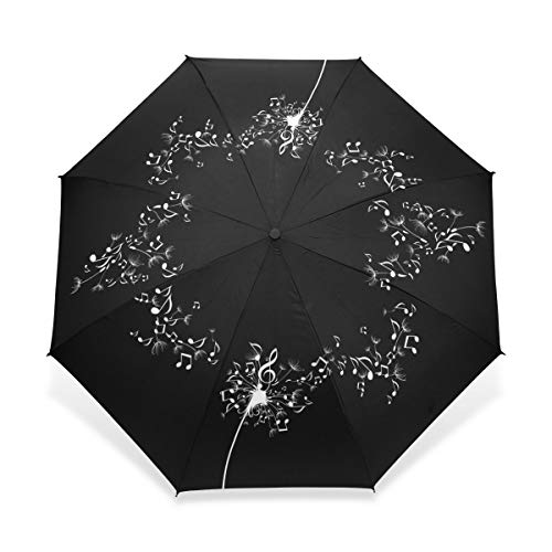 Preisvergleich Produktbild Regenschirm Compact Travel Winddichter Golfschirm Sportregenschirm Starker Rahmen Unzerbrechliches monochromes Fotomuster Tragbarer Regenschirm mit sonnigem Himmel