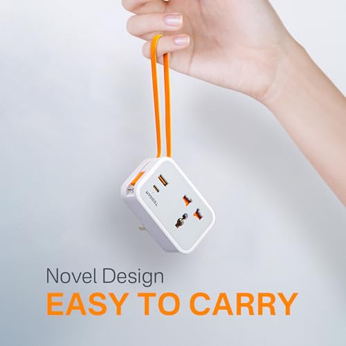 Image of TESSAN Universal Travel Adapter, Worldwide International Travel Adapter, for 150+ Countries, 20W GaN Fast Charging, USB-C PD & QC 3.0 USB-A for Laptop, Phone, MacBook,