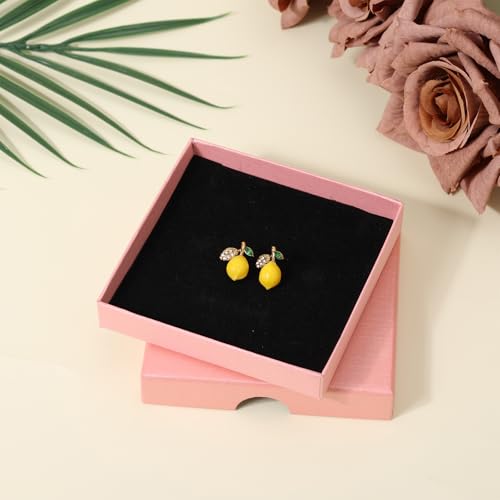 Yellow Lemon Dangle Earrings, Cute Lemon Accessories Lovely Leaf Fruit Stud Earrings Delicate Fruit Jewelry Accessories for Women Festival Party Cosplay4