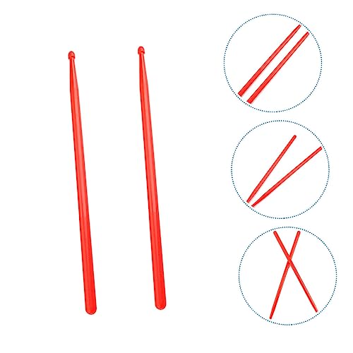 Baquetas de Nylon para Percusión 41.5 cm Rojo miniatura 2