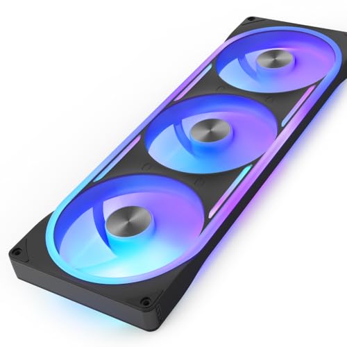 Image of NZXT F420U Ultra - 420mm Single-Frame Multi-Zone RGB Fan - Black