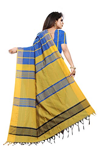 Image of OM SAI LATEST CREATION Soft Cotton & Silk Saree For Women Banarasi Saree Under 399 2021 Beautiful For Women saree