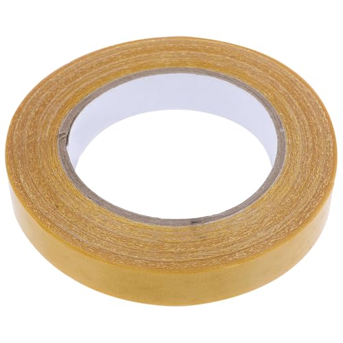 Tofficu 強力粘着カーペット用両面テープ 広プ 厚手基材採用 高耐久性 滑り止め設計 黄紙透明網目付き 簡単カット可能で跡残らず